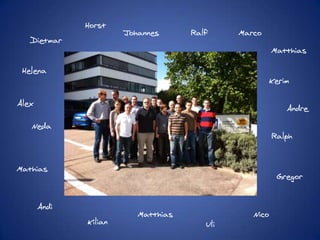 HorstMarcoRalfJohannesDietmarMatthiasHelenaKerimAlexAndreNedaRalphMathiasGregorAndiNicoMatthiasKilianUli