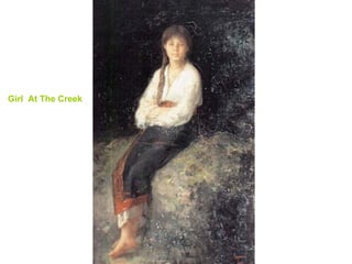 Girl  At The Creek 