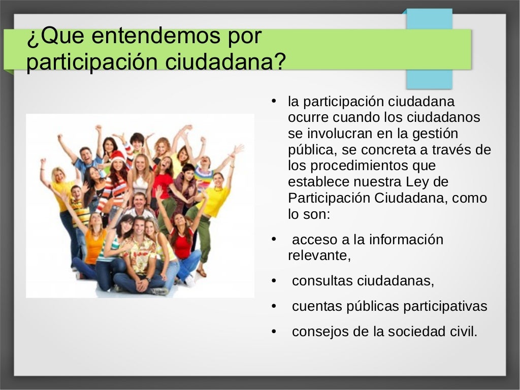 Participacion Ciudadana Un Derecho Y Un Deber notchconsulting.blog