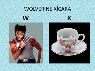 WOLVERINE XÍCARA
W X
 
