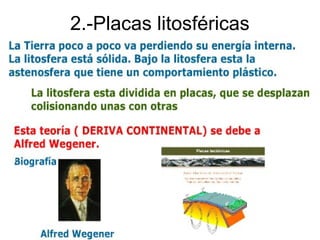 2.-Placas litosféricas
 