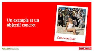 Un exemple et un objectif concret Cameron Diaz 