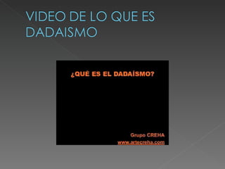 Nicolas castro el movimiento dada o dadaísmo