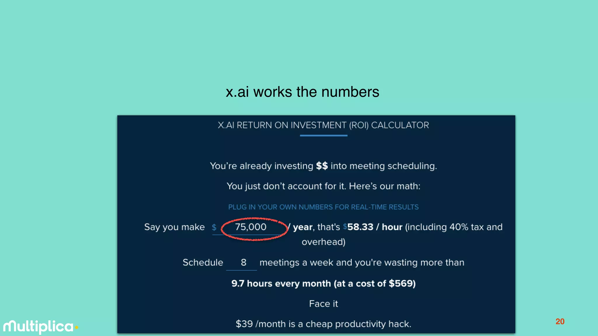 2
20
x.ai works the numbers
 