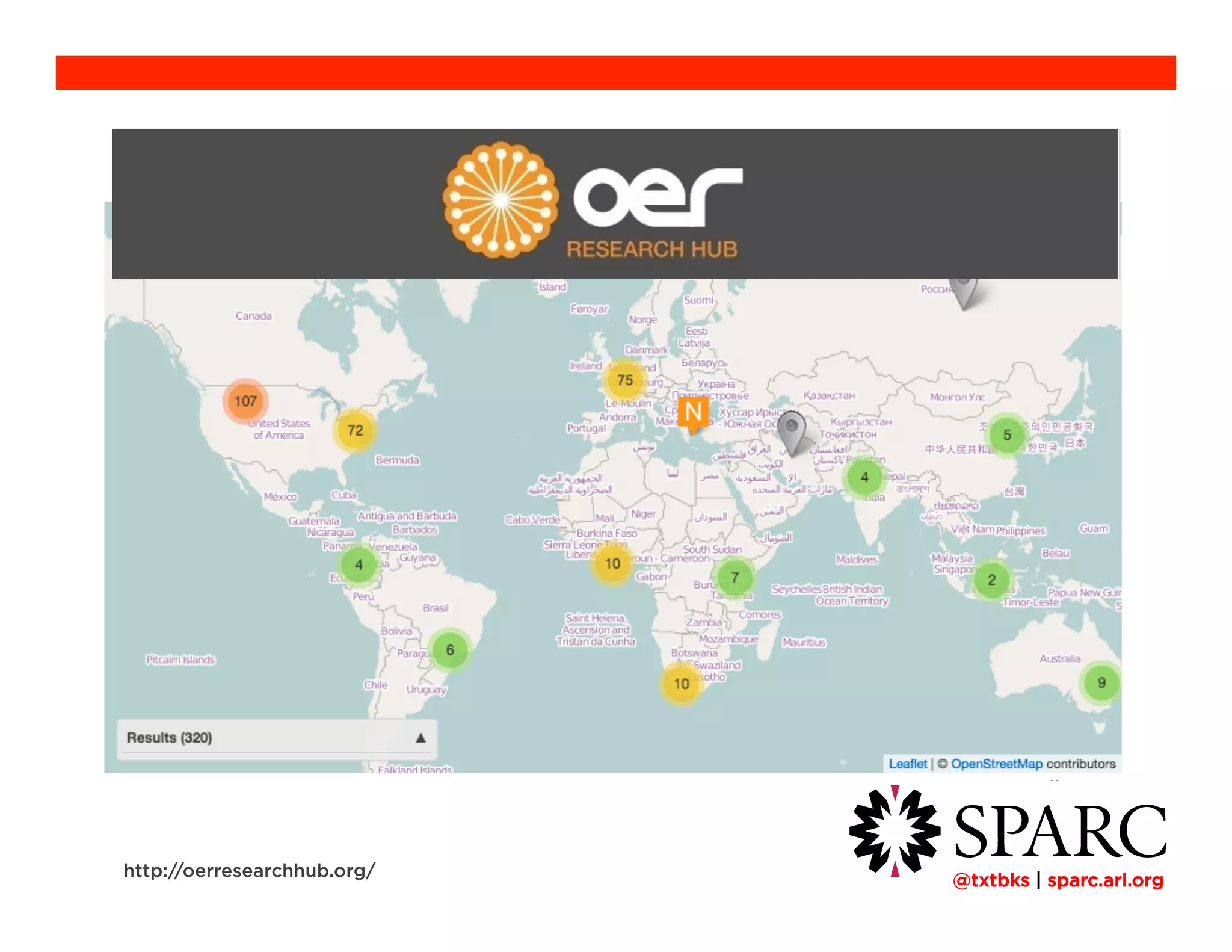 !@txtbks | sparc.arl.org
http://oerresearchhub.org/
 