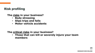 Nicole rosie Timaru health and safety presentation | PPT