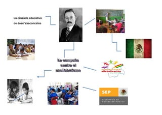 La cruzada educativa <br />de Jose Vasconcelos  <br /> <br />          <br />    <br />