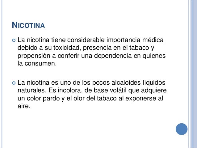 Del fumar tabeks y del alcohol