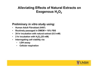 Nico wanandy unsw mechanism of antioxidant for the skin | PDF