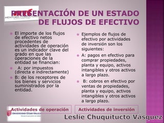 Nicsp 2 – estado de flujos de efectivo | PPTX
