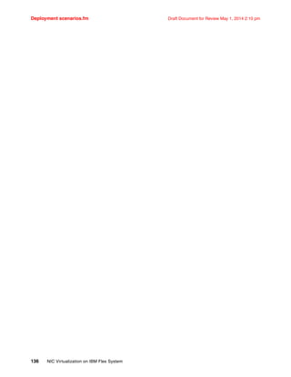 Deployment scenarios.fm Draft Document for Review May 1, 2014 2:10 pm
136 NIC Virtualization on IBM Flex System
 