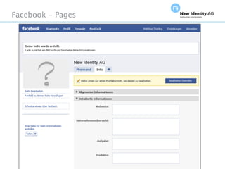 Facebook - Pages




Seite              NIDAGvision Oktober 09
 