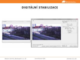 Snímek 13 z 28Martin Zmrhal, Workswell s.r.o. © SmartVision SDK
DIGITÁLNÍ STABILIZACE
 