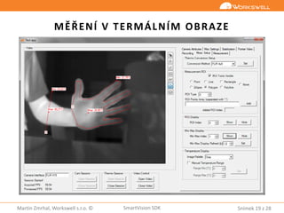 Snímek 19 z 28Martin Zmrhal, Workswell s.r.o. © SmartVision SDK
MĚŘENÍ V TERMÁLNÍM OBRAZE
 