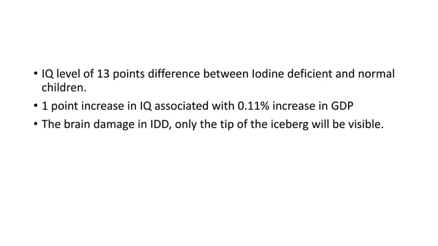 National Iodine Deficiency Disorders Control Programme NIDDCP, 2017 ...