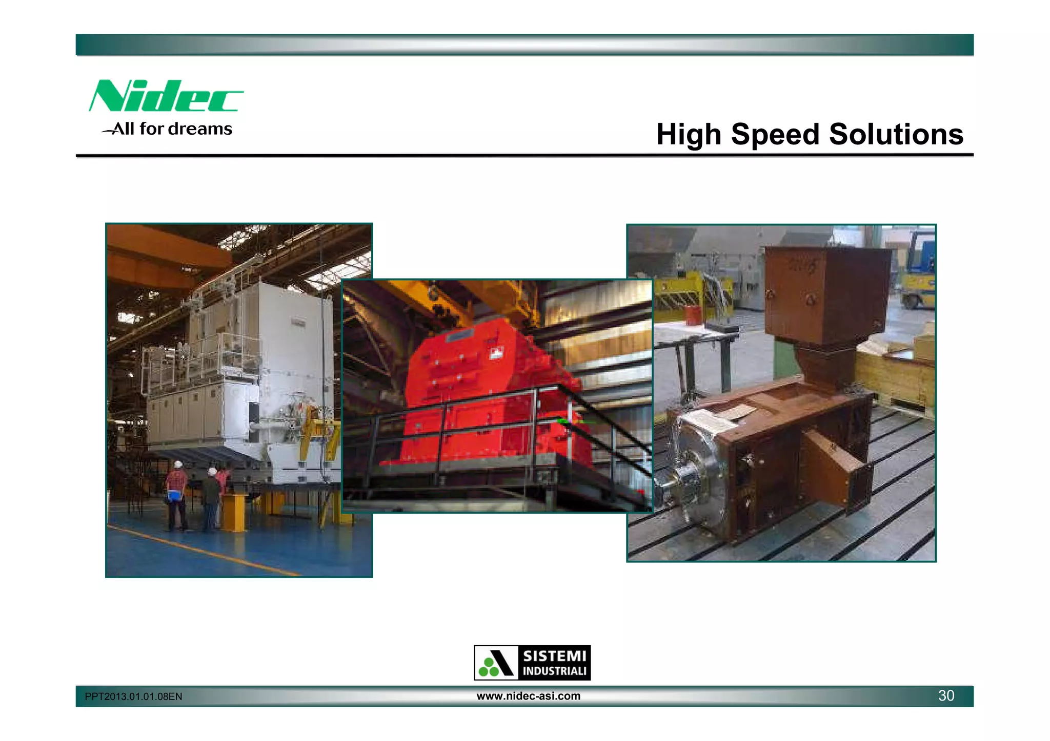 High Speed Solutions

PPT2013.01.01.08EN

www.nidec-asi.com

30

 