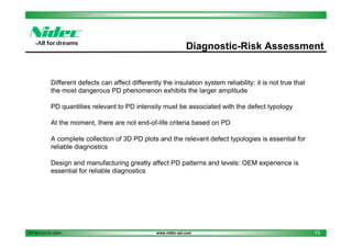 Nidec asi service partial discharge basic diagnostic | PDF