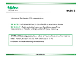 Nidec asi service partial discharge basic diagnostic | PDF