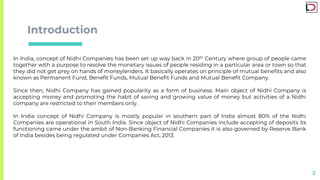 Nidhi Company - Registration & Operations