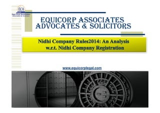 EquiCorp Associates
Advocates & Solicitors
www.equicorplegal.com
 