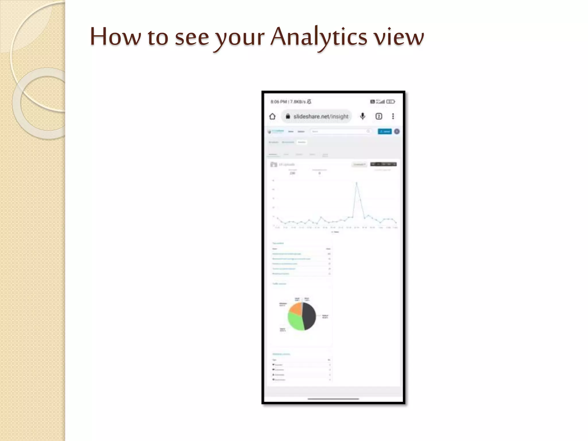 How to see your Analytics view
 