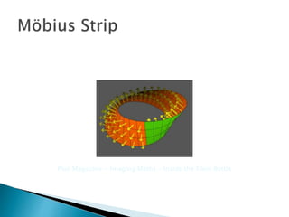 Plus Magazine ~ Imaging Maths – Inside the Klein Bottle
 