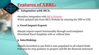 XBRL - Features and Fundamental | PPTX