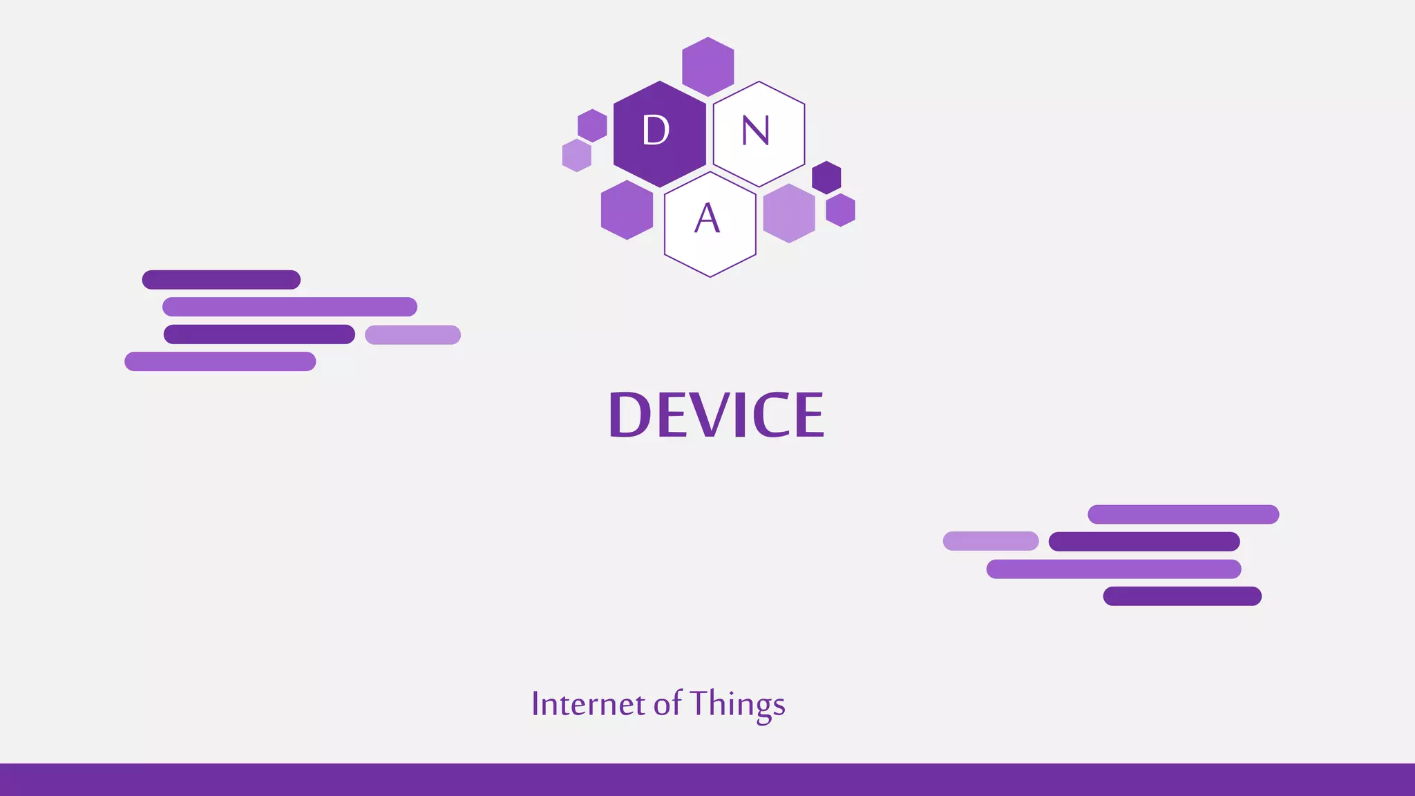 DEVICE
D N
A
Internetof Things
 