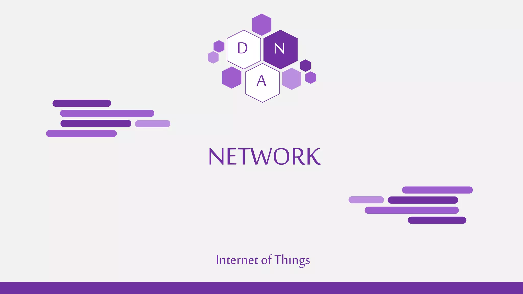 NETWORK
D N
A
Internetof Things
 