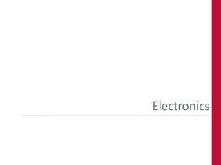 Electronics
 