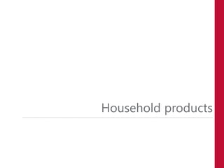 Household products
 