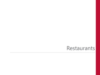 Restaurants
 