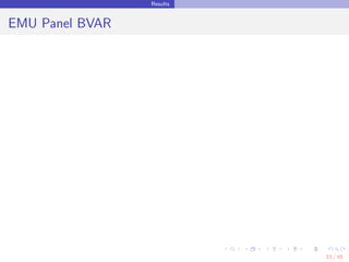 Results
EMU Panel BVAR
33 / 48
 