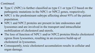 Neopicc Types Niemann Pick Disease - Rivin | PPTX
