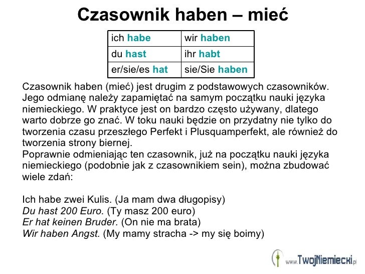 Odmiana horen Odmiana horen