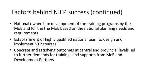  #CIES2018 National Institute for Educational Planning, Afghanistan: From workshopping to institutionalization Slide 10