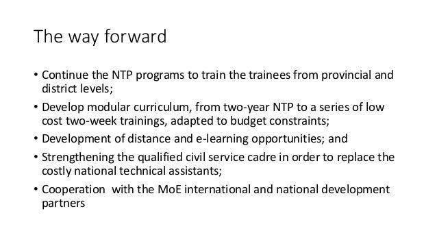  #CIES2018 National Institute for Educational Planning, Afghanistan: From workshopping to institutionalization Slide 12