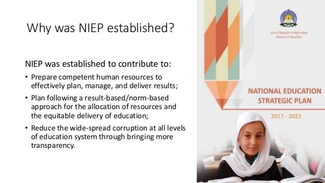  #CIES2018 National Institute for Educational Planning, Afghanistan: From workshopping to institutionalization Slide 3