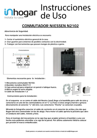 Conmutador Estrecho Niessen Zenit N2102