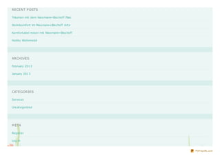 RECENT POSTS

Träumen mit dem Niesmann+Bischoff Flair.

Wohnkomfort im Niesmann+Bischoff Art o

Komfort abel reisen mit Niesmann+Bischoff

Hobby Wohnmobil




ARCHIVES

February 2013

January 2013




CATEGORIES

Services

Uncat egorized




M ETA

Regist er

Log in


                                            PDFmyURL.com
 