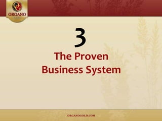 The Proven
Business System
3
 