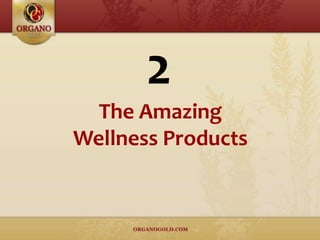 The Amazing
Wellness Products
2
 