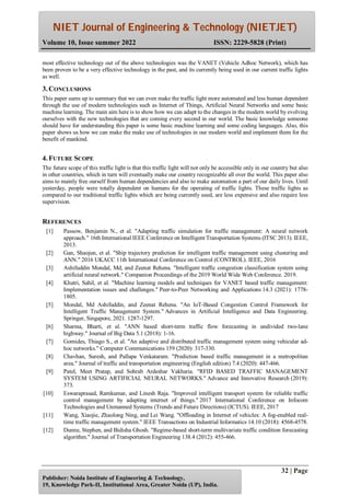 A Review paper on Artificial Neural Network: Intelligent Traffic ...