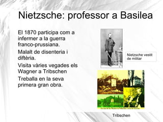 Nietzsche: joventut El 1864 es matricula a la Universitat de Bonn de Teologia i Filologia clàssica. 
