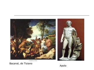 Bacanal, de Tiziano Apolo 