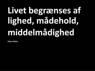 Nietzsche - Udfoldelse - DKG Forårsstævne 2007