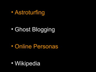 Astroturfing Ghost Blogging Online Personas Wikipedia 