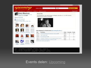 Events delen:  Upcoming 
