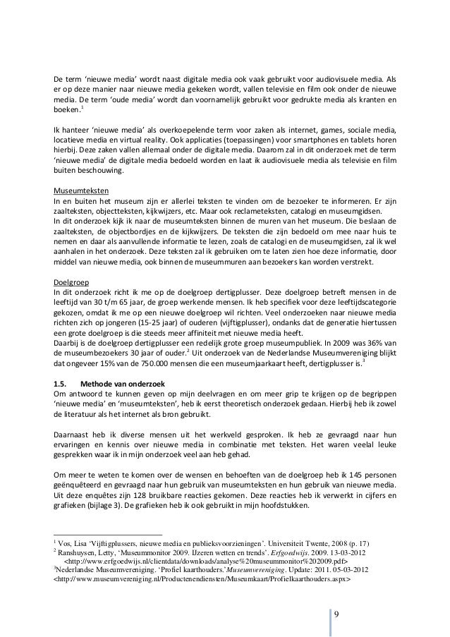 �Nieuwe media versus museumteksten� scriptie s.nelis (1) �Nieuwe media versus museumteksten� scriptie s.nelis (1)