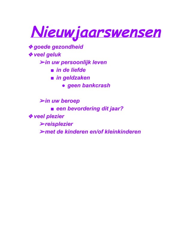 Nieuwjaarswensen PDF Free Download